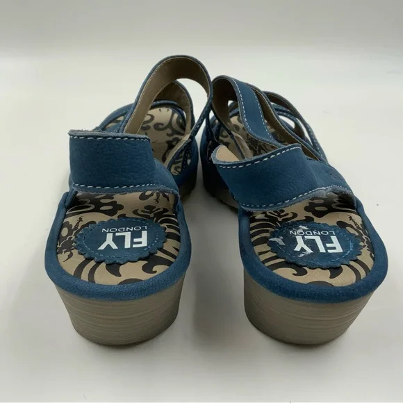 Fly London Wome 118Fly Blue Leather. Size 42. - Picture 7 of 9